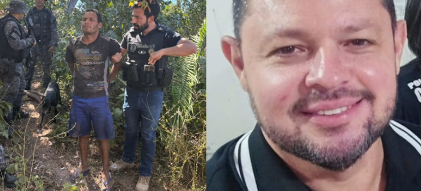 Leandro da Silva Sousa /delegado de Polícia Civil Márcio Mendes | Foto: Reprodução